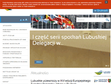 Tablet Screenshot of bruksela.lubuskie.pl