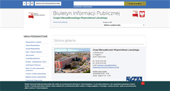 Desktop Screenshot of bip.lubuskie.pl